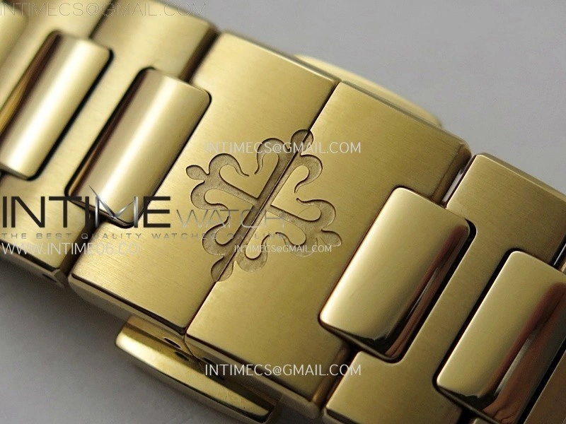 Nautilus 7118 New Version Ladies Diamonds Bezel RG PPF 1:1 Best Edition White Dial on RG Bracelet A324 Super Clone