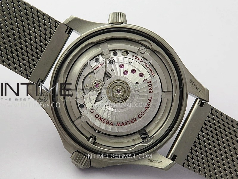 Seamaster 300 "No Time to Die" Titanium V7 VSF 1:1 Best Edition On Titanium Mesh Bracelet SA8806 Super Clone