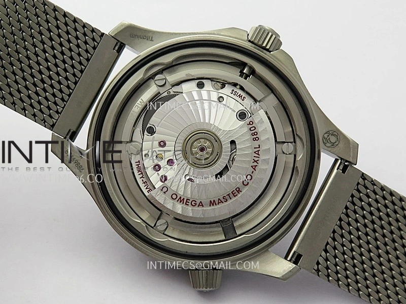 Seamaster 300 "No Time to Die" Titanium V7 VSF 1:1 Best Edition On Titanium Mesh Bracelet SA8806 Super Clone