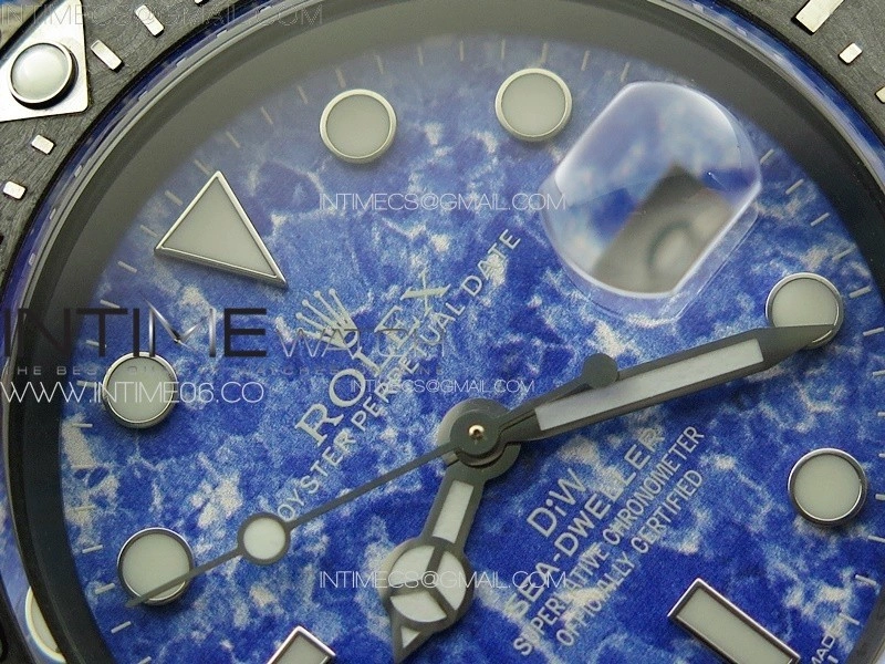 Sea Dweller 43mm Carbon 'IRBIS' DIWF Best Edition Blue Dial on Blue Nylon Strap VR3235