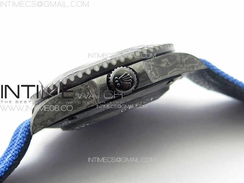 Sea Dweller 43mm Carbon 'IRBIS' DIWF Best Edition Blue Dial on Blue Nylon Strap VR3235