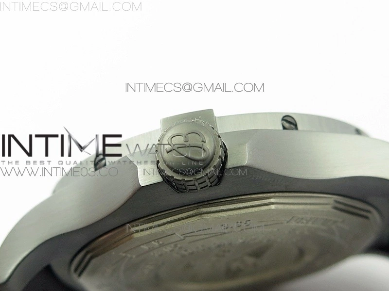 AVENGER BLACKBIRD V17311 Ti DLC 1:1 Best Edition Black CF Dial on Nylon Strap A2824
