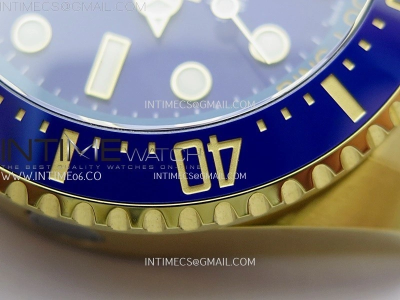 Sea-Dweller DEEPSEA 136668LB "D-BLUE" YG 3EF Best Edition Blue Dial On RG Oyster Bracelet VR3235