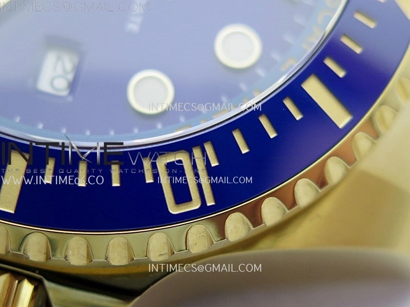 Sea-Dweller DEEPSEA 136668LB "D-BLUE" YG 3EF Best Edition Blue Dial On RG Oyster Bracelet VR3235