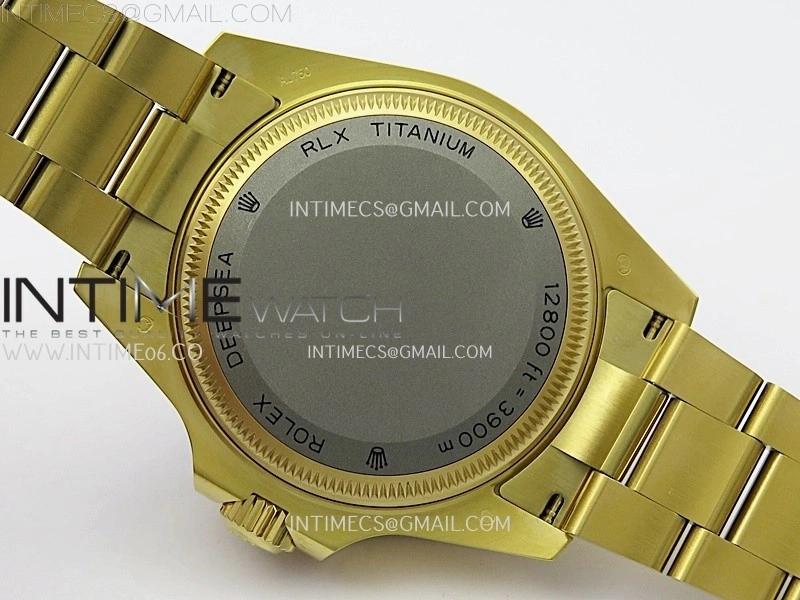 Sea-Dweller DEEPSEA 136668LB "D-BLUE" YG 3EF Best Edition Blue Dial On RG Oyster Bracelet VR3235