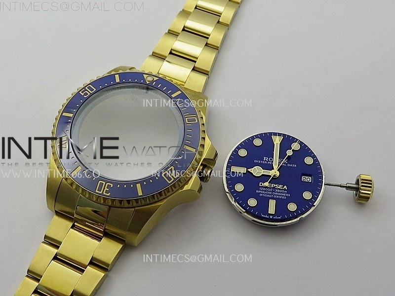Sea-Dweller DEEPSEA 136668LB "D-BLUE" YG 3EF Best Edition Blue Dial On RG Oyster Bracelet VR3235