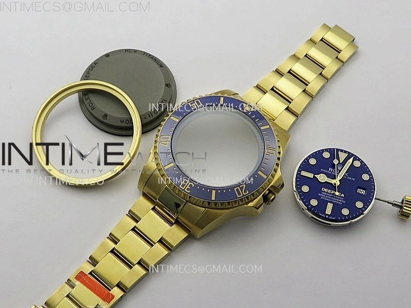Sea-Dweller DEEPSEA 136668LB "D-BLUE" YG 3EF Best Edition Blue Dial On RG Oyster Bracelet VR3235