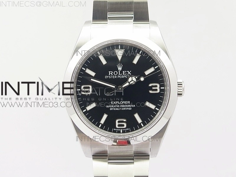 EXPLORER I 214270 39mm BP 1:1 Best Edition Black Dial 904L SS Case and Bracelet