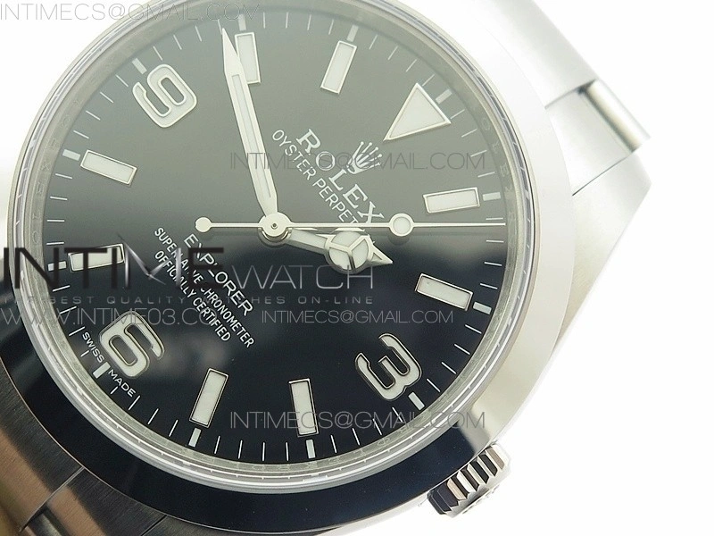 EXPLORER I 214270 39mm BP 1:1 Best Edition Black Dial 904L SS Case and Bracelet