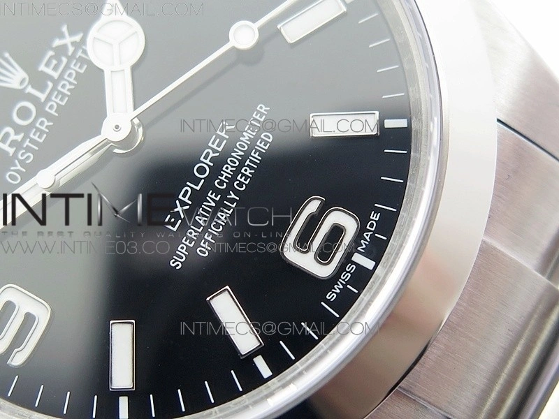 EXPLORER I 214270 39mm BP 1:1 Best Edition Black Dial 904L SS Case and Bracelet