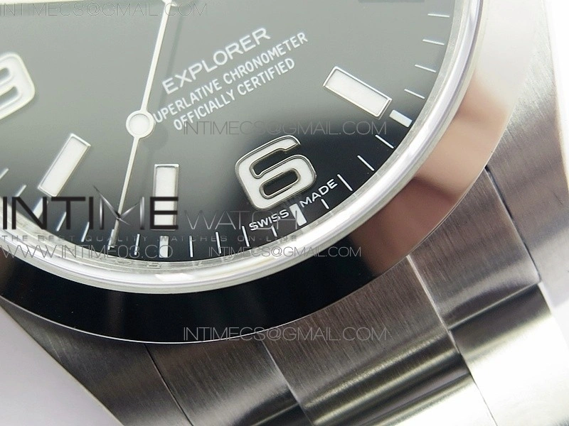 EXPLORER I 214270 39mm BP 1:1 Best Edition Black Dial 904L SS Case and Bracelet