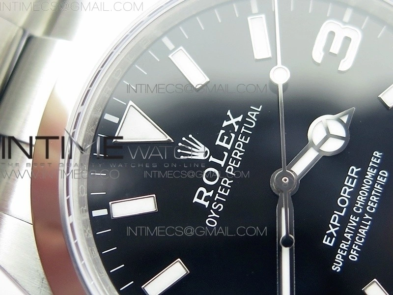 EXPLORER I 214270 39mm BP 1:1 Best Edition Black Dial 904L SS Case and Bracelet