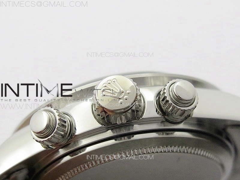 Daytona 6263 SS JKF Best Edition Black Dial White Subdials Black Tachymeter Bezel on SS Bracelet Venus 75