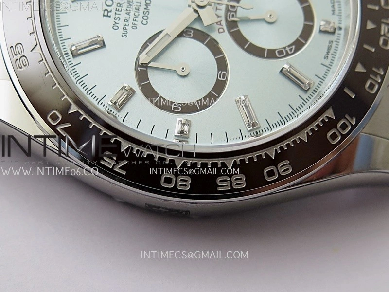 Daytona 126506 904L SS VSF 1:1 Best Edition Ice Blue Dial Diamond Markers on 904L SS Bracelet Super Clone Asian 4131