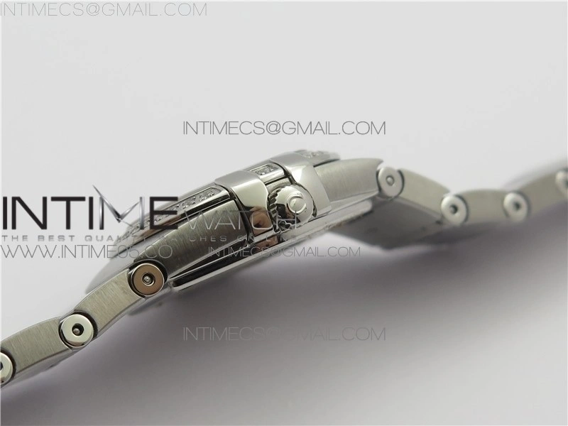 Constellation Ladies 27mm K11F 1:1 Best Edition SS Diamonds Bezel White MOP Dial Stick Markers on SS Bracelet ETA Quartz