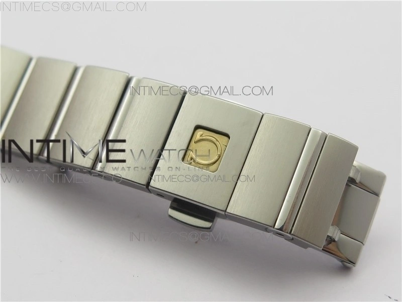 Constellation Ladies 27mm K11F 1:1 Best Edition SS Diamonds Bezel White MOP Dial Stick Markers on SS Bracelet ETA Quartz