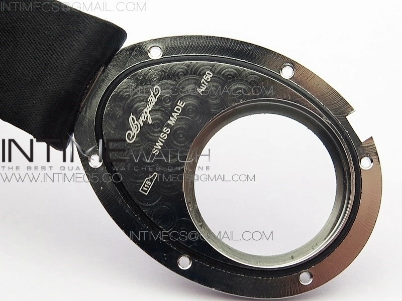 Reine de Naples 8928BB 33mm SS ZF 1:1 Best Edition White MOP Dial Numeral Markers Diamonds Bezel on Black Fabric Strap A537
