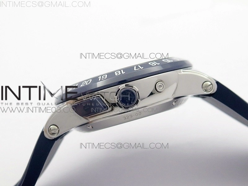 Executive Toro SS TWA 1:1 Best Edition Blue Dial on Blue Rubber Strap Asian UN-32