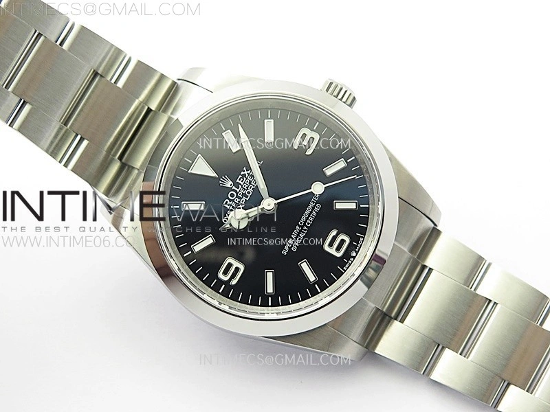 Explorer 124270 36mm SS BP 1:1 Best Edition Black Dial on SS Bracelet SA3230