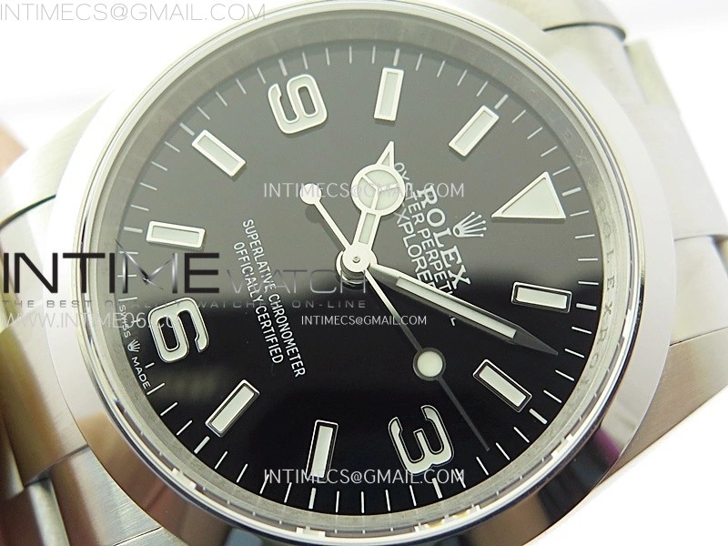 Explorer 124270 36mm SS BP 1:1 Best Edition Black Dial on SS Bracelet SA3230