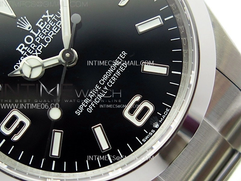 Explorer 124270 36mm SS BP 1:1 Best Edition Black Dial on SS Bracelet SA3230