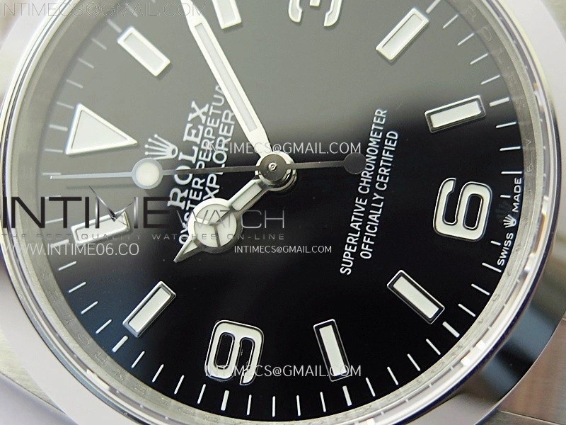 Explorer 124270 36mm SS BP 1:1 Best Edition Black Dial on SS Bracelet SA3230