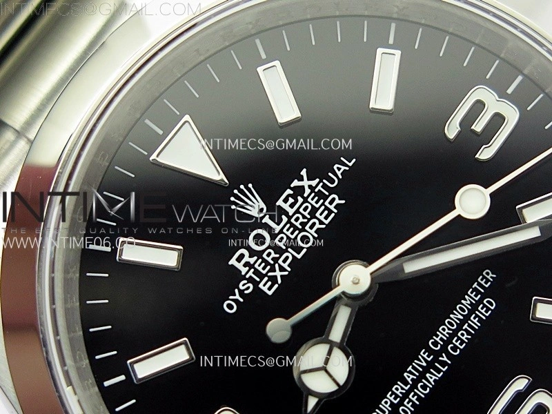 Explorer 124270 36mm SS BP 1:1 Best Edition Black Dial on SS Bracelet SA3230