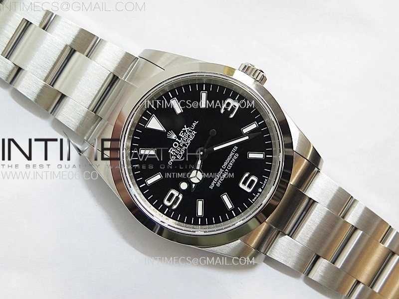 Explorer 124270 36mm SS BP 1:1 Best Edition Black Dial on SS Bracelet SA3230