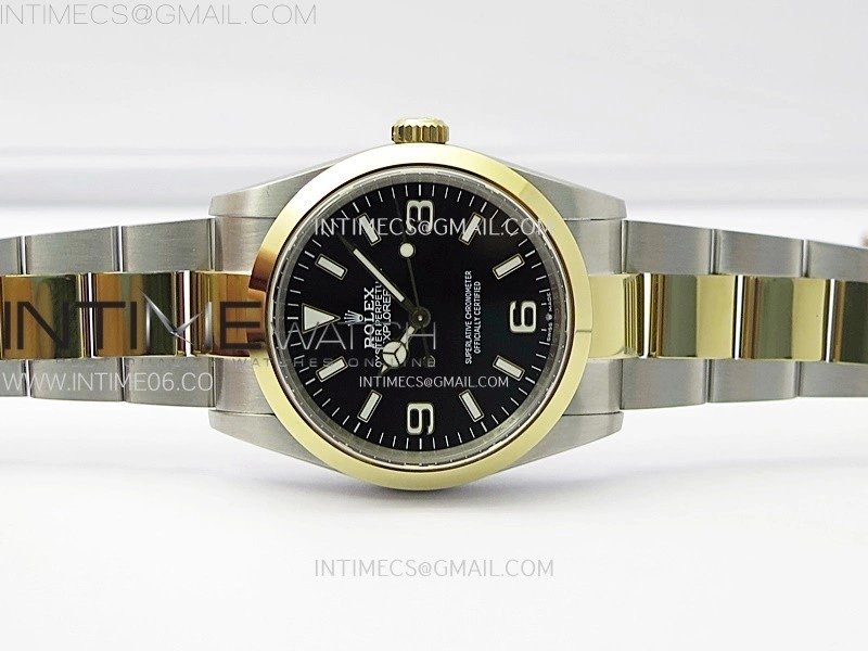 Explorer 124270 36mm SS YG BP 1:1 Best Edition Black Dial on SS Bracelet SA3230