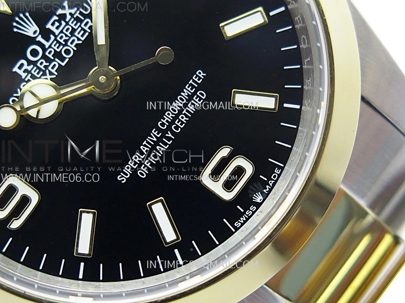 Explorer 124270 36mm SS YG BP 1:1 Best Edition Black Dial on SS Bracelet SA3230