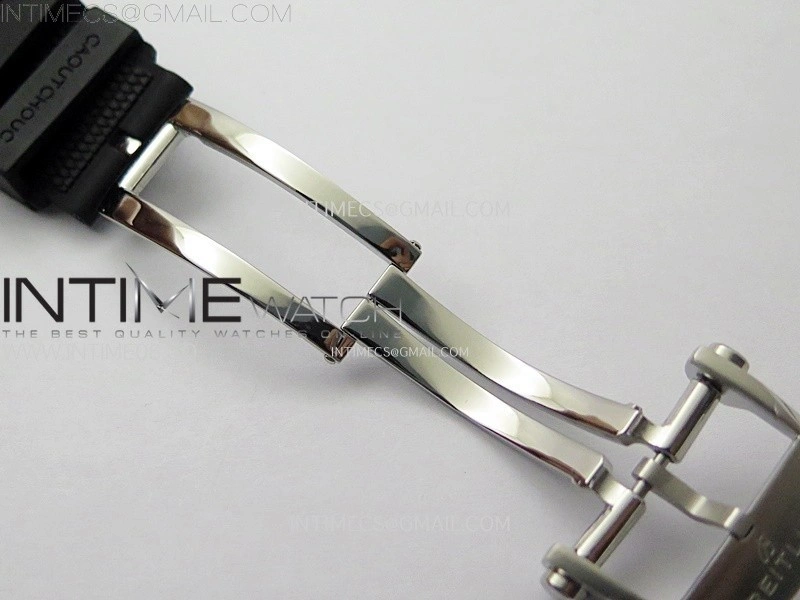 Chronomat B01 44mm SS BLSF 1:1 Best Edition Black Dial Black Subdial on Black Rubber Strap A7750 to Cal.01