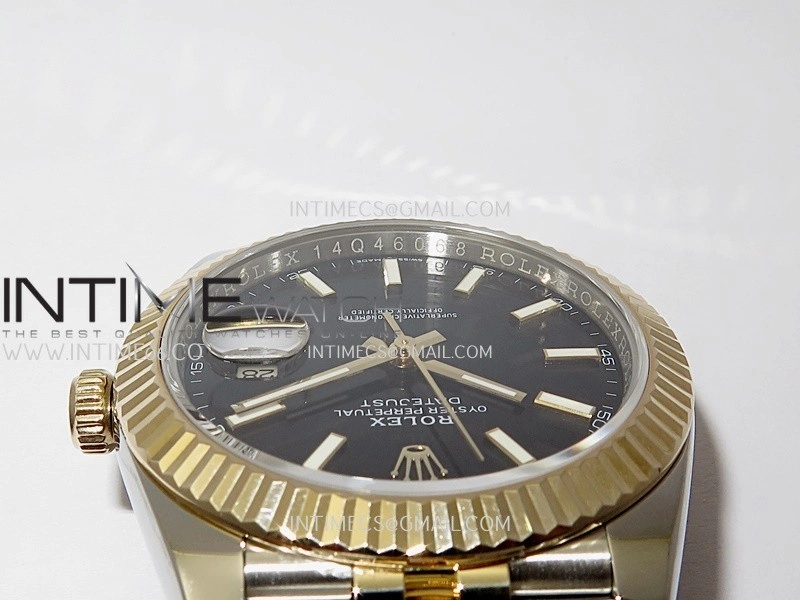 DateJust 41mm 126333 Wrapped SS YG 3EF 1:1 Best Edition Black Dial Stick Marker on Wrapped SS YG Jubilee Bracelet A3235