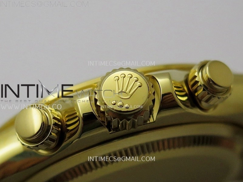 Daytona 126508 Gain Weight YG QF 1:1 Best Edition Black Dial YG Subdial Diamond Markers on YG Bracelet SH4131 V6