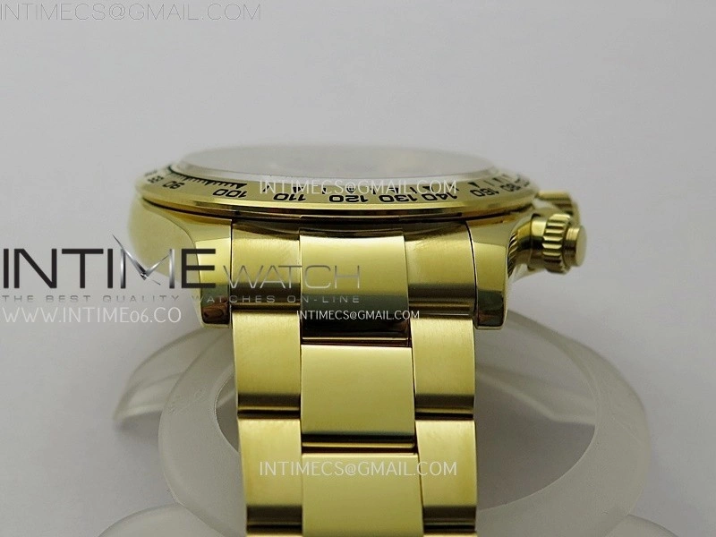 Daytona 126508 Gain Weight YG QF 1:1 Best Edition Black Dial YG Subdial Diamond Markers on YG Bracelet SH4131 V6