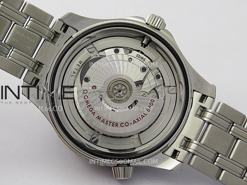 Seamaster Diver 300M 007 SS V4 VSF 1:1 Best Edition Black Wave Textured Dial On SS Bracelet Super Clone Asian 8800