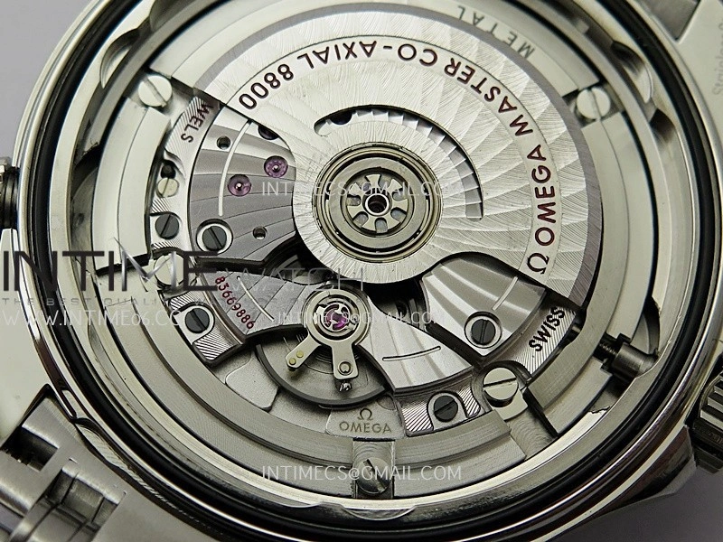 Seamaster Diver 300M 007 SS V4 VSF 1:1 Best Edition Black Wave Textured Dial On SS Bracelet Super Clone Asian 8800