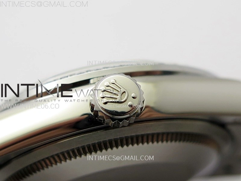 Day Date 36mm Gain Weight SS tungsten APSF 1:1 Best Edition Blue Dial Diamond Roman Markers on SS President Bracelet A3255