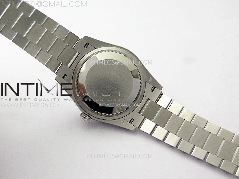 Day Date 36mm Gain Weight SS tungsten APSF 1:1 Best Edition Blue Dial Diamond Roman Markers on SS President Bracelet A3255