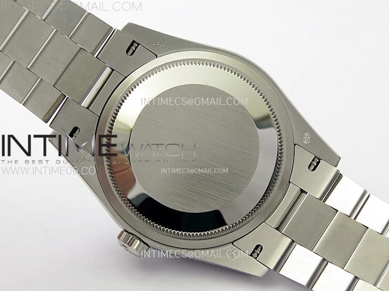 Day Date 36mm Gain Weight SS tungsten APSF 1:1 Best Edition Blue Dial Diamond Roman Markers on SS President Bracelet A3255