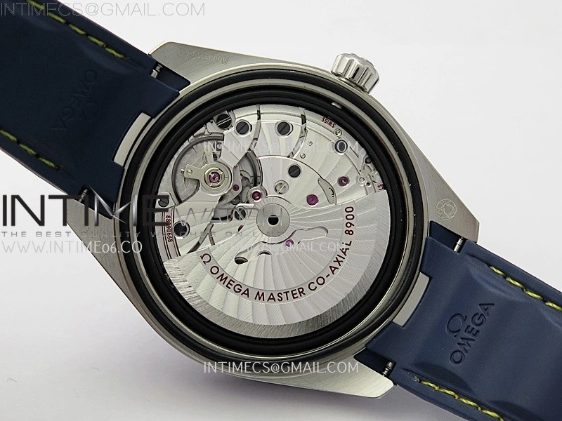Aqua Terra 150M Master VSF 1:1 Best Edition Blue Dial Yellow Second On Blue Rubber Strap A8900 Super Clone