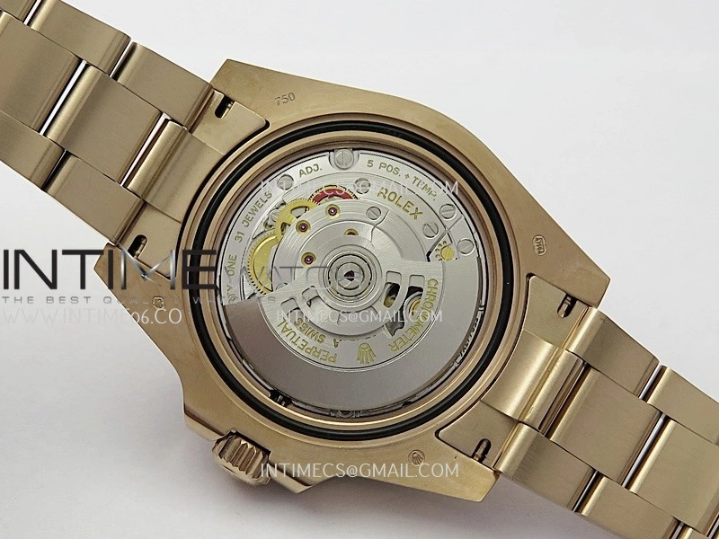 GMT-Master II 126715 CHNR RG 3EF 1:1 Best Edition Everrose Tiger Iron Dial On RG Bracelet Super Clone VR3285 CHS