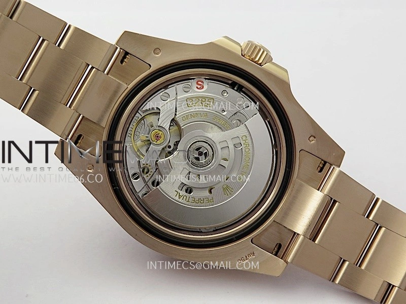 GMT-Master II 126715 CHNR RG ARF 1:1 Best Edition Everrose Tiger Iron Dial On RG Bracelet Super Clone VR3285 CHS