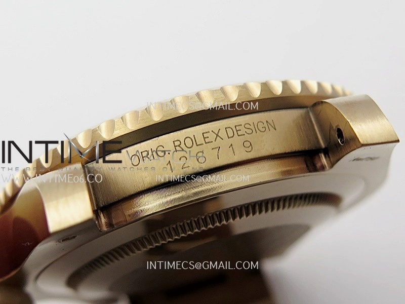 GMT-Master II 126715 CHNR RG ARF 1:1 Best Edition Everrose Tiger Iron Dial On RG Bracelet Super Clone VR3285 CHS