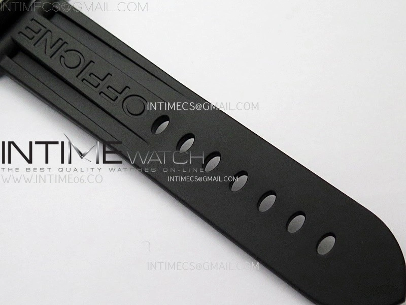PAM1412 Z Satin-polished steel VSF 1:1 Best Edition Green Shaed Dial on Black Rubber Strap Asian P9010 super clone