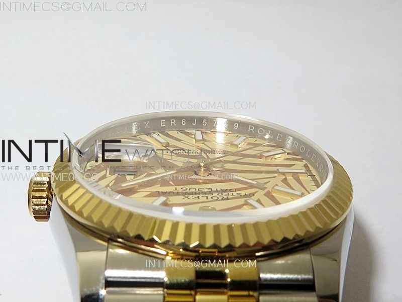 DateJust 36MM 126233 SS YG APSF 1:1 Best Edition Palm Leaves Dial Stick Markers on SS YG Jubilee Bracelet SA3235