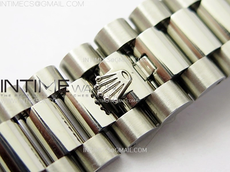 Day Date 36mm Gain Weight SS tungsten APSF 1:1 Best Edition Pink Dial Diamond Roman Markers on SS President Bracelet A3255