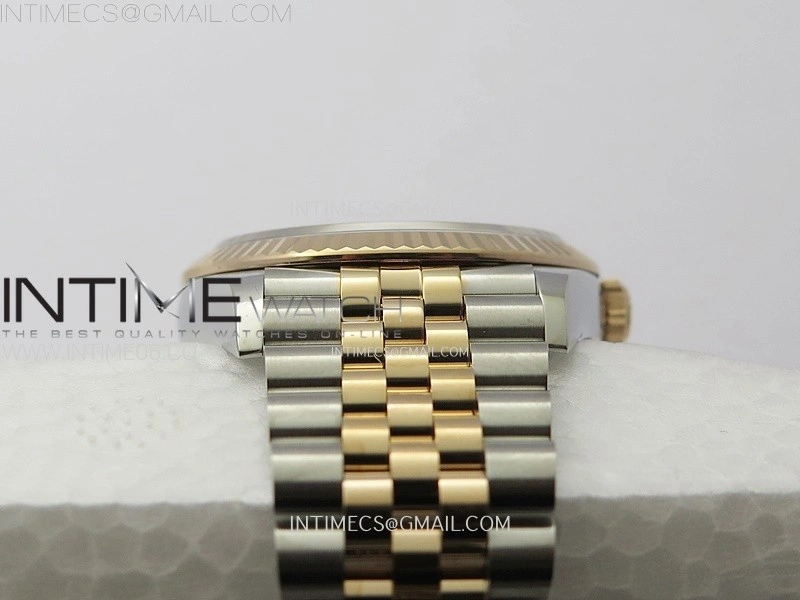 DateJust 36 SS 126231 904L SS RG VSF 1:1 Best Edition Silver Fluted Dial Diamonds Markers on Jubilee Bracelet VS3235