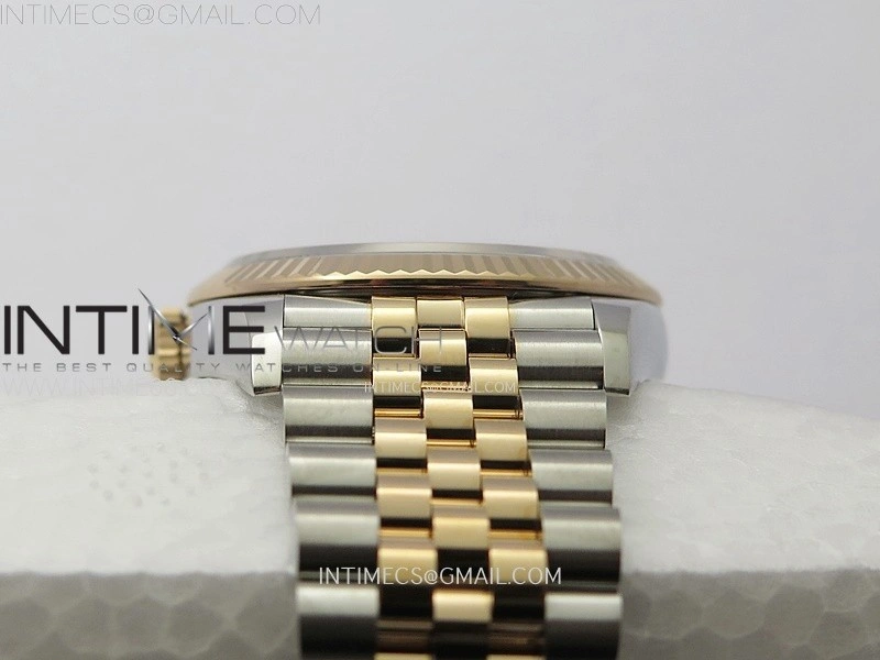 DateJust 36 SS 126231 904L SS RG VSF 1:1 Best Edition Silver Fluted Dial Diamonds Markers on Jubilee Bracelet VS3235
