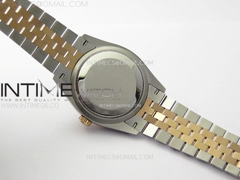 DateJust 36 SS 126231 904L SS RG VSF 1:1 Best Edition Silver Fluted Dial Diamonds Markers on Jubilee Bracelet VS3235