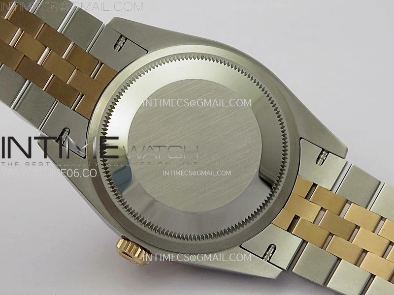 DateJust 36 126281 904L SS RG VSF 1:1 Best Edition Silver Fluted Dial Diamonds Markers on Jubilee Bracelet VS3235